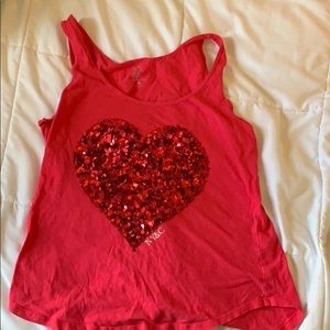NY&C sequin heart tank